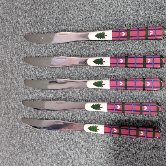 Pfaltzgraff snow bear silverware knife‎ set of 5 - Picture 1 of 4